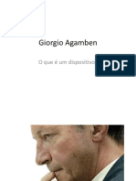 O filósofo italiano Giorgio Agamben e seu conceito de dispositivo