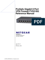 Prosafe Gigabit 8 Port VPN Firewall Fvs318G Reference Manual