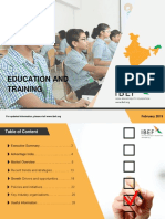 Education and Training Feb 2019 IBEF