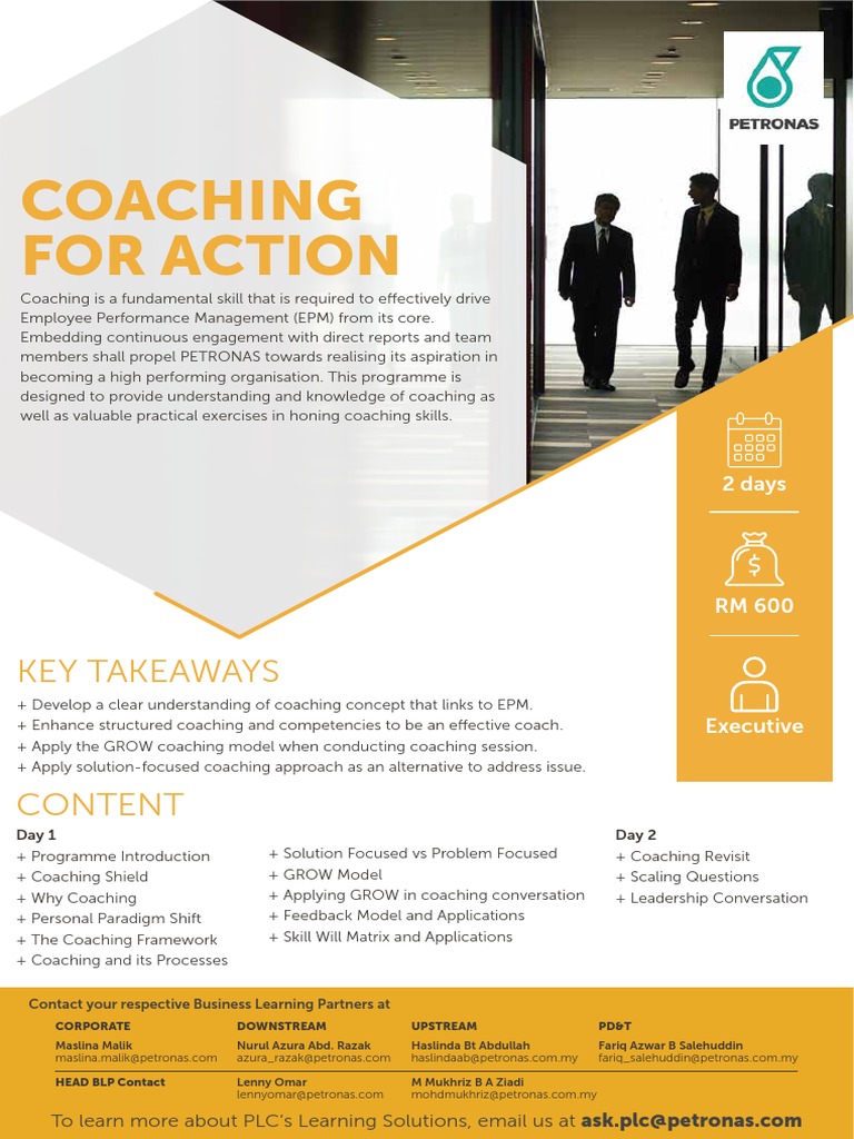Coaching For Action Exec and Manager | PDF | Change | Epistemology