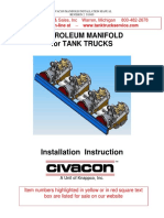 Civacon Manifold Intallation and Parts Breakdowns 27 Pages PDF