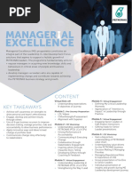 Managerial Excellence