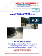 PQ Belanja Jasa Konsultasi Perencanaan Pembangunan Gedung Kantor Sekretariat Pendidikan Kristen (YPK)