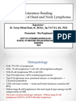 Literature Reading on Management of Head and Neck Lymphoma