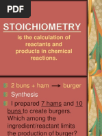 Is The Calculation of Reactants and Products in Chemical Reactions