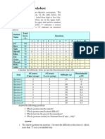 Item Analysis Exercise Maudy