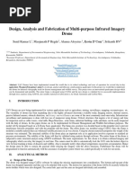 Design, Analysis of A Multipurpose Survelliance Drone