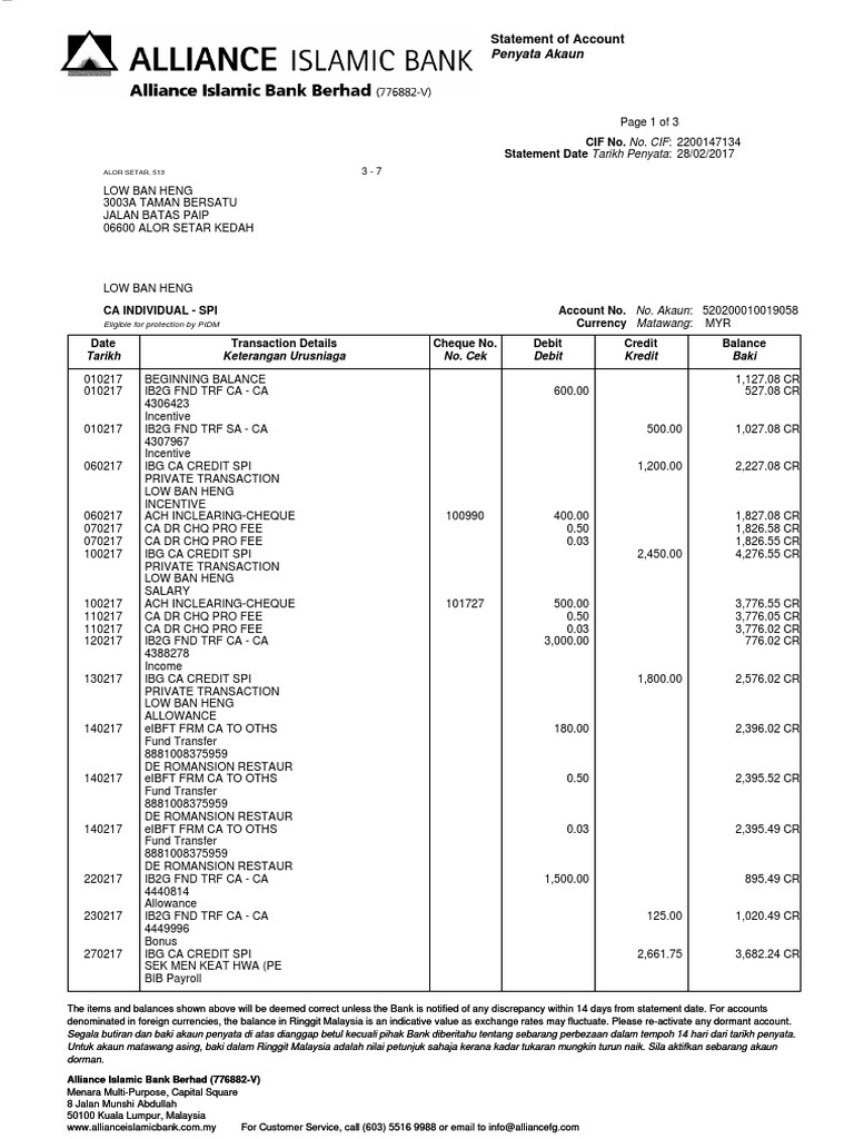 Sn53sup 20170228 001 2200147134 Pdf Debits And Credits Cheque
