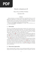 Density Estimation