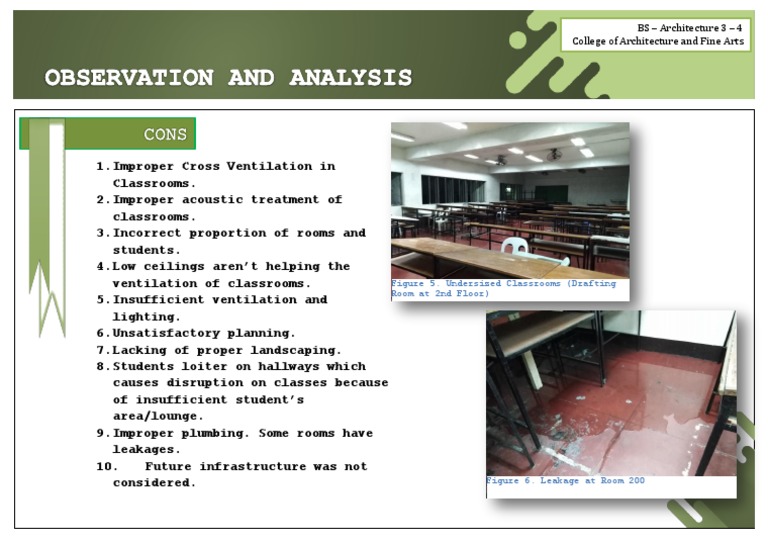 Classroom Infrastructure Issues Report | PDF