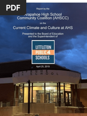 Arapahoe High School Community Coalition Report