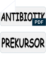 Penandaan Antibiotik Dan Prekursor