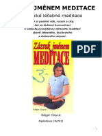 Edgar Cayce - Zázrak Jménem Meditace