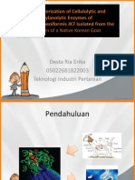 Characterization of Cellulolytic and Xylanolytic Enzymes of