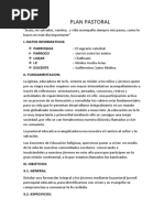 Plan Pastoral Enrique