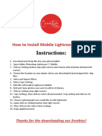 How to install Lightroom mobile presets in under 10 steps