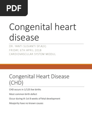 K17. Conginetal Heart Disease (Dr. Yanti)