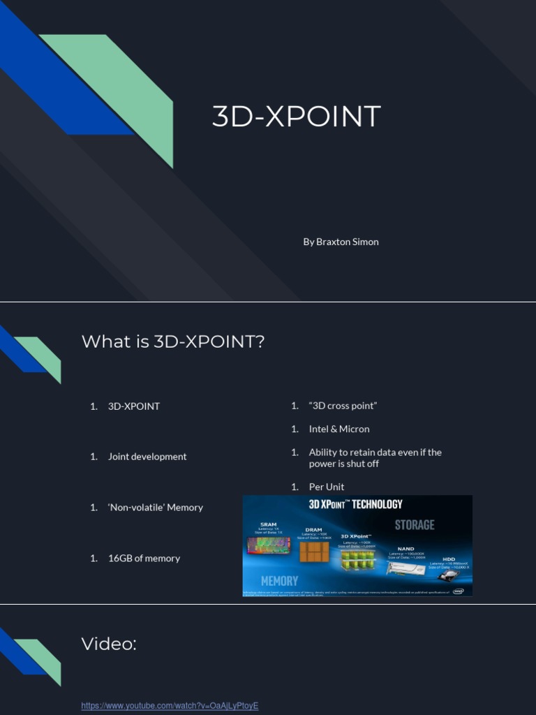3D-XPoint Technology Market Insights | PDF | Computer Engineering ...