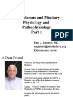 Hypothalamus and Pituitary - Physiology and Pathophysiology: Eric J. Epstein, MD Disclosures: None