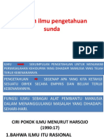 Sistem Ilmu Pengetahuan Sunda