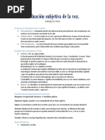 Escala GRBAS de Disfonía | PDF