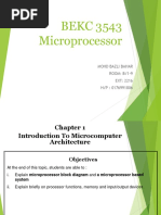 FChapter 1 - Microcomputer Architecture