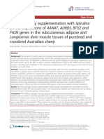 Effect of Dietary Supplementation With Spirulina