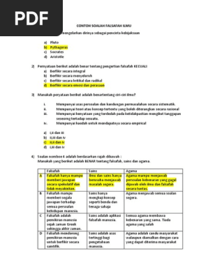 Contoh Soalan Falsafah Ilmu Pdf