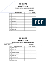 2.memory (G.K.) - Judging Sheet