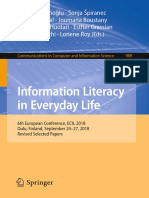 Information Literacy in Everyday Life 6th European Conference, ECIL 2018, Oulu, Finland, September 24-27, 2018, Revised PDF