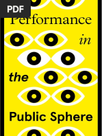 Performance in The Public Sphere PDF