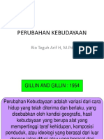 Perubahan Kebudayaan