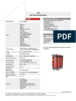 TTR Cast Resin Transformers: Electrical Data & Design Features