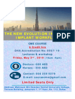 The New Evolution in Dental Implant Workflow: Limited Seats Only