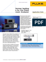 Fluke Norma Testovanie Transformatorov