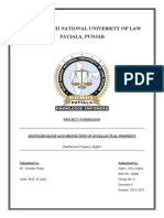 Rajiv Gandhi National University of Law Patiala, Punjab: Project Submission