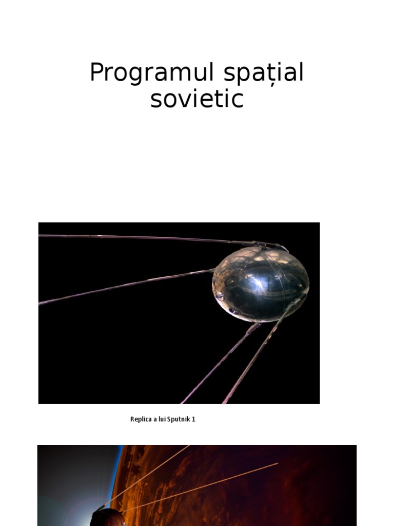 Programul Spatial Sovietic | PDF