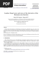 Landau-Siegel Zeros and Zeros of The Derivative of The Riemann Zeta Function