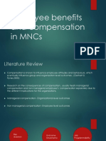 Employee Benefits and Compensation in Mncs