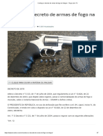 Conheça o Decreto de Armas de Fogo Na Íntegra – Terça Livre TV