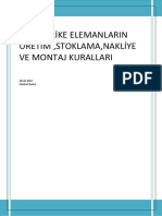 Prefabri̇ke Elemanlarin Üreti̇m-Stoklama-Nakli̇yeve Montaj Kurallari PDF