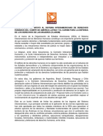 Declaración de CLADEM Ante La Nota de Varios Países A La Comisión Interamericana