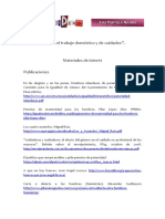 Los Hombres en El Trabajo Doméstico y de Cuidados-Materiales de Interes