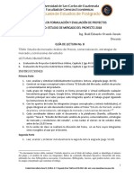 Guia de Lectura 8 Estudio Del Mercado. Análisis de Precios, Comercialización, Estrategias y Conclusiones Del Estudio.