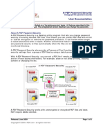 A-PDF Password Security: Documentation Are Enabled. The Unregistered Version Disallows You Change The Passwords