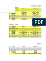 Horario Glaucoma Setiembre 2018