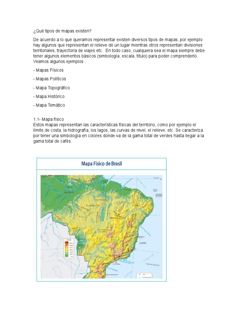 Qué Tipos De Mapas Existen Descargar Gratis Pdf Mapa Terreno