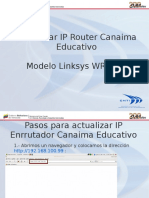 Actualizar IP Router Canaima Educativo