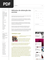 Métodos de Obtenção Dos Aromas - Perfume Na Pele