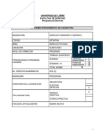 Derecho Financiero y Bursatil